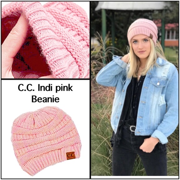 CC Beanie Accessories - 💲⬇️LAST ONE‼️C.C. Beanies Light pink